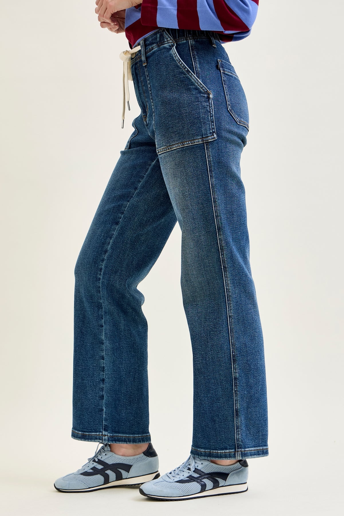 Blair High Rise Drawstring Wide Leg