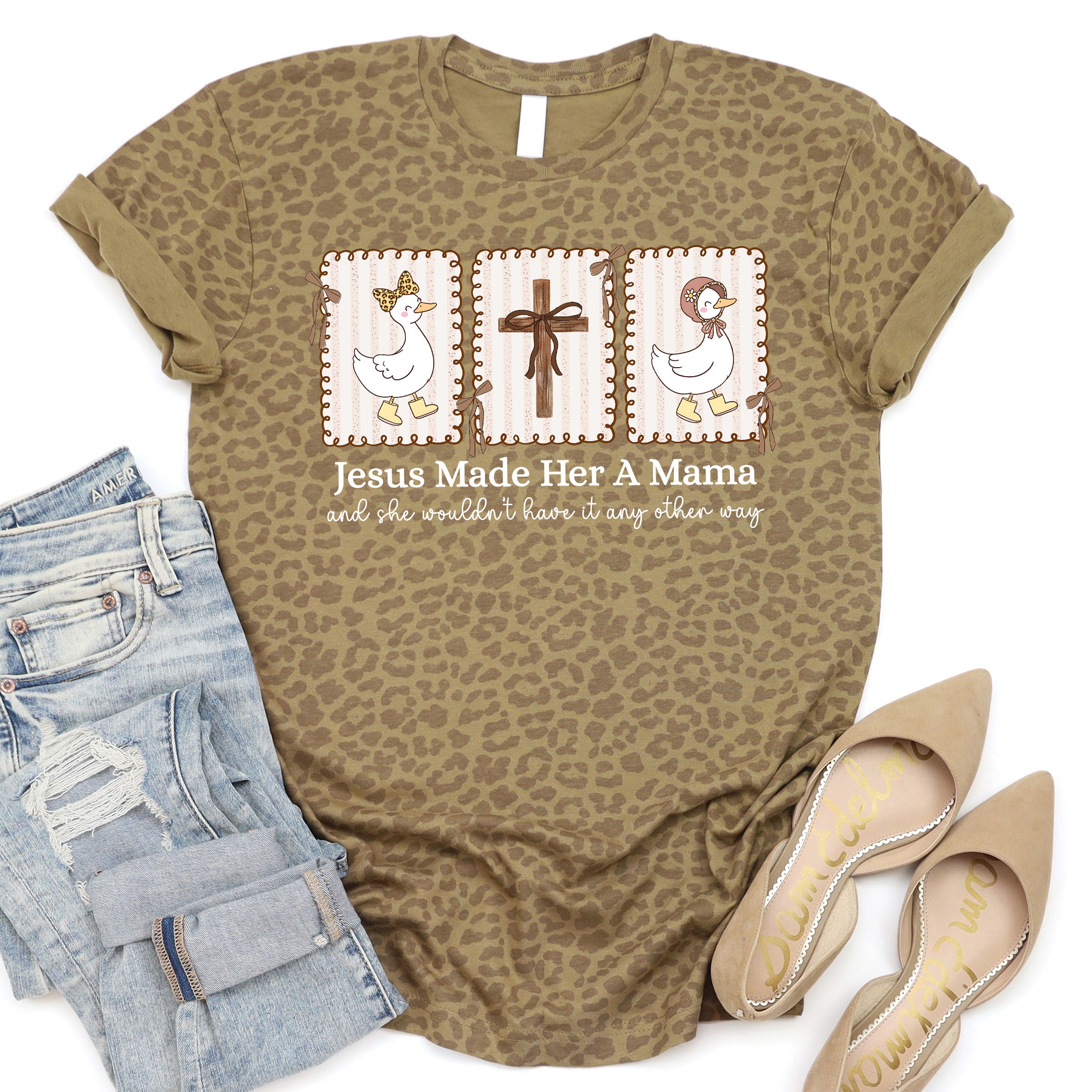 Jesus Made Her a Mama Tee