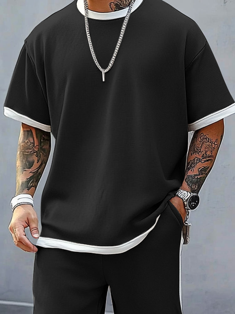 Premium Comfort Colorblock Athleisure Set