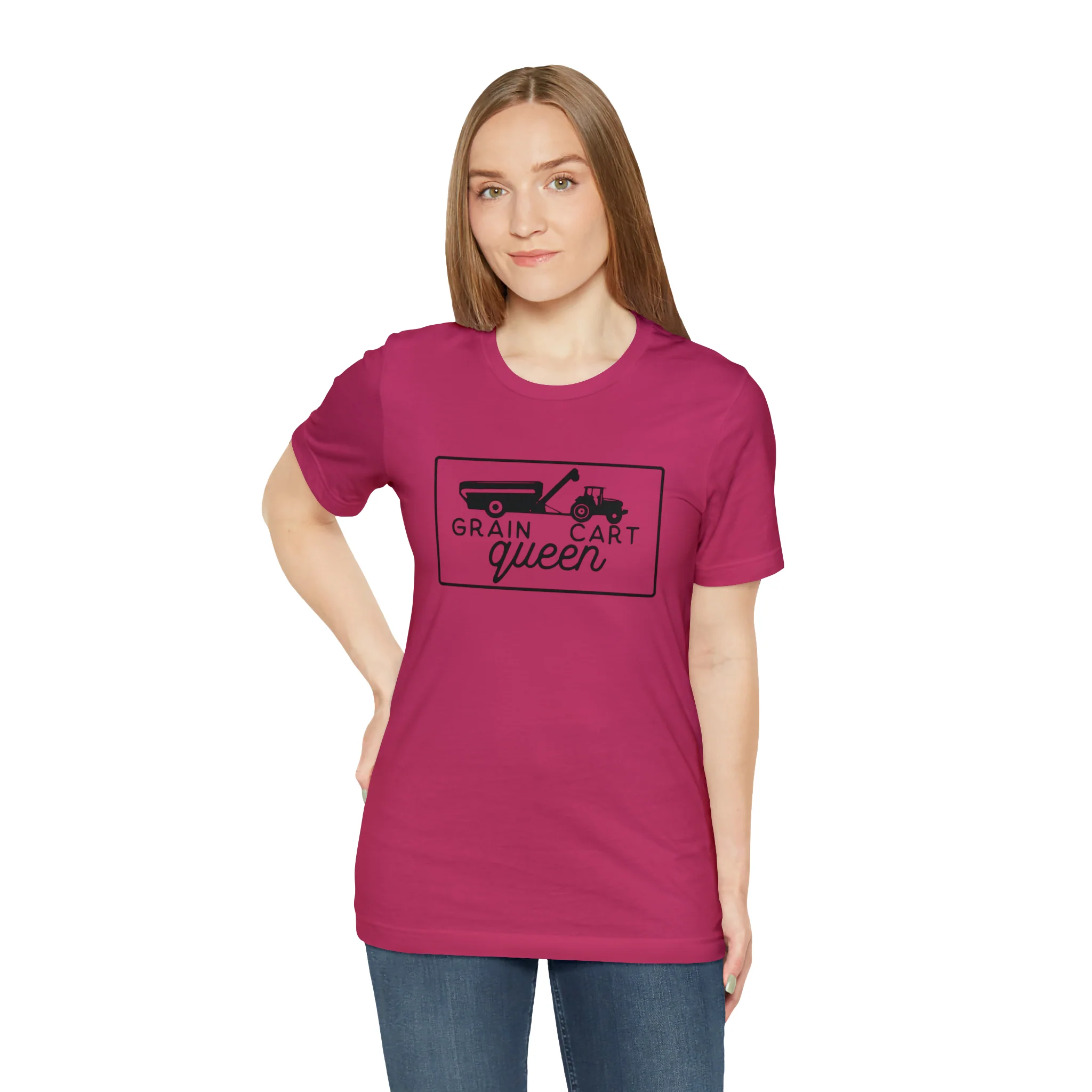 Grain Cart Queen Unisex Jersey Short Sleeve Tee