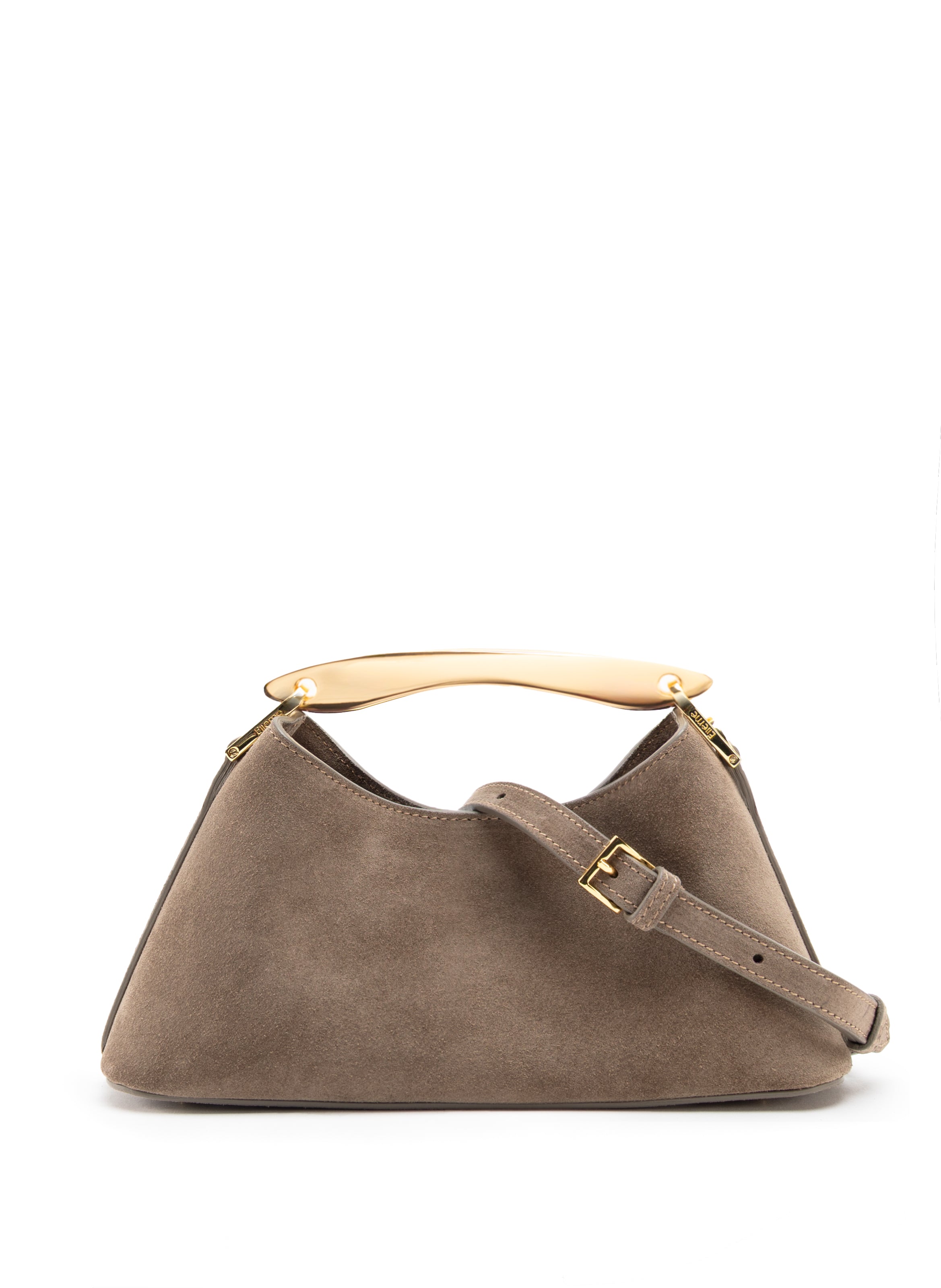 Mini Boomerang Suede Taupe Clearance Sale 85%OFF