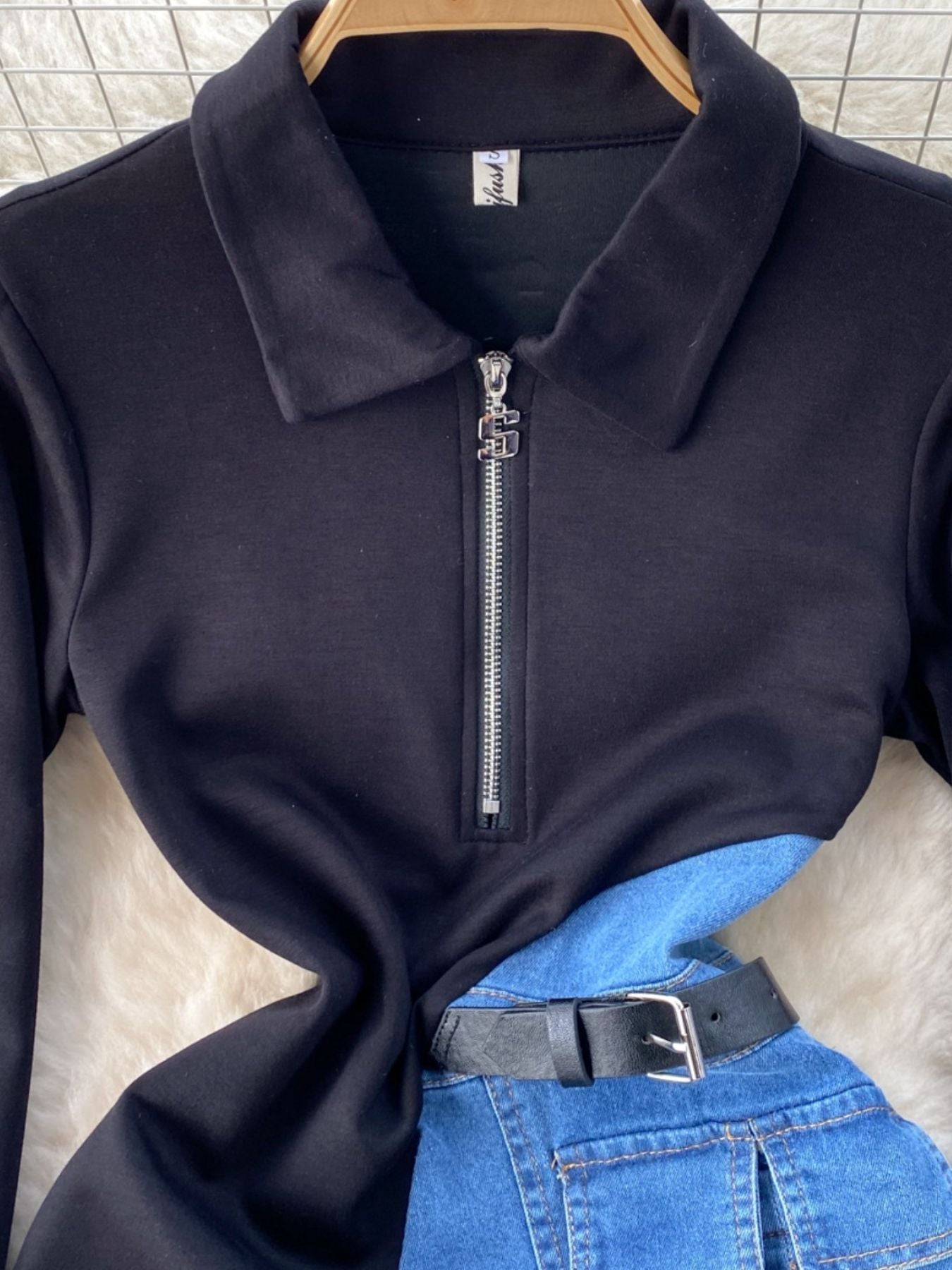 Full Size Color Block Denim Patchwork Mini Dress Plus Size