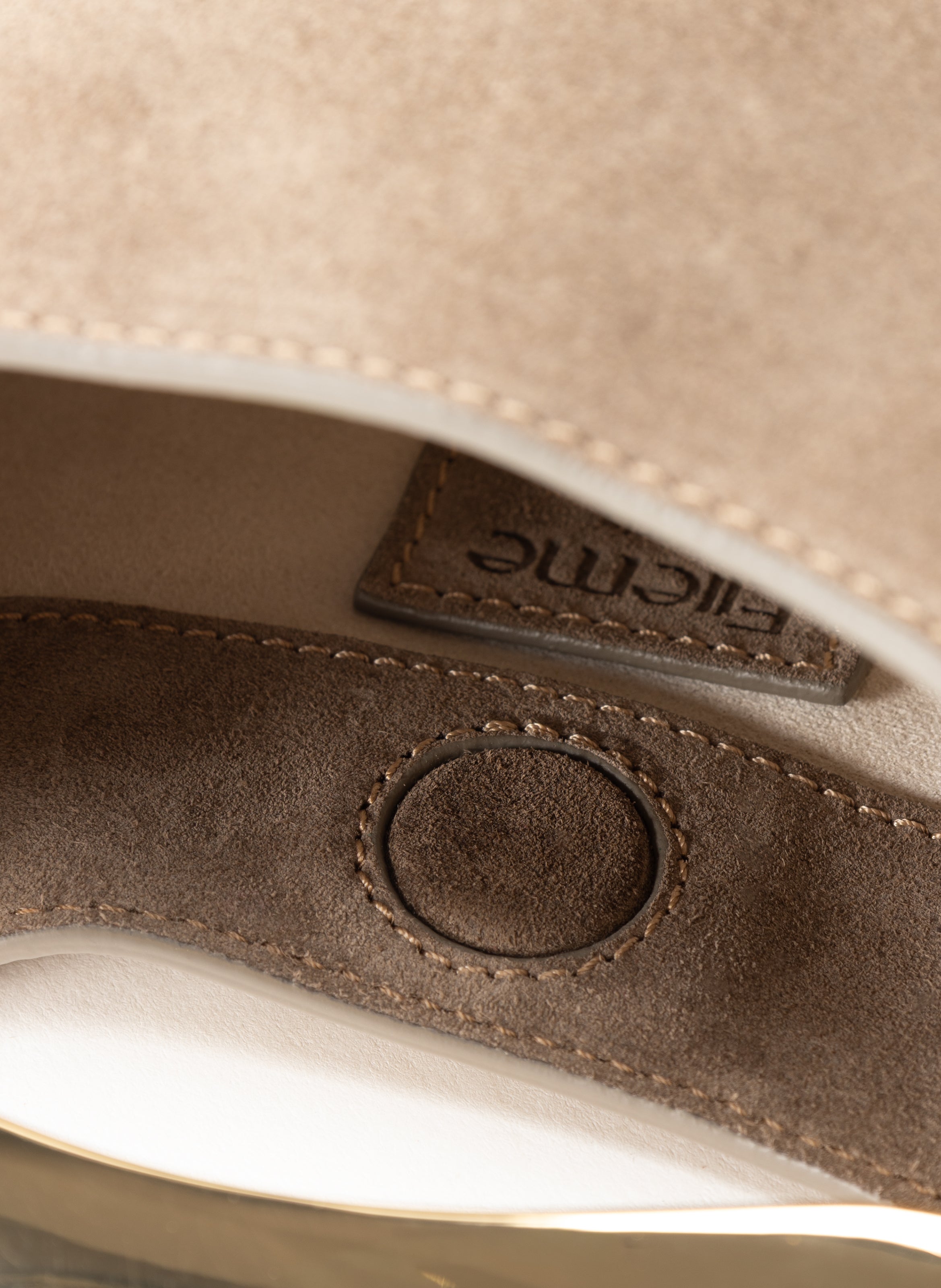 Mini Boomerang Suede Taupe Clearance Sale 85%OFF