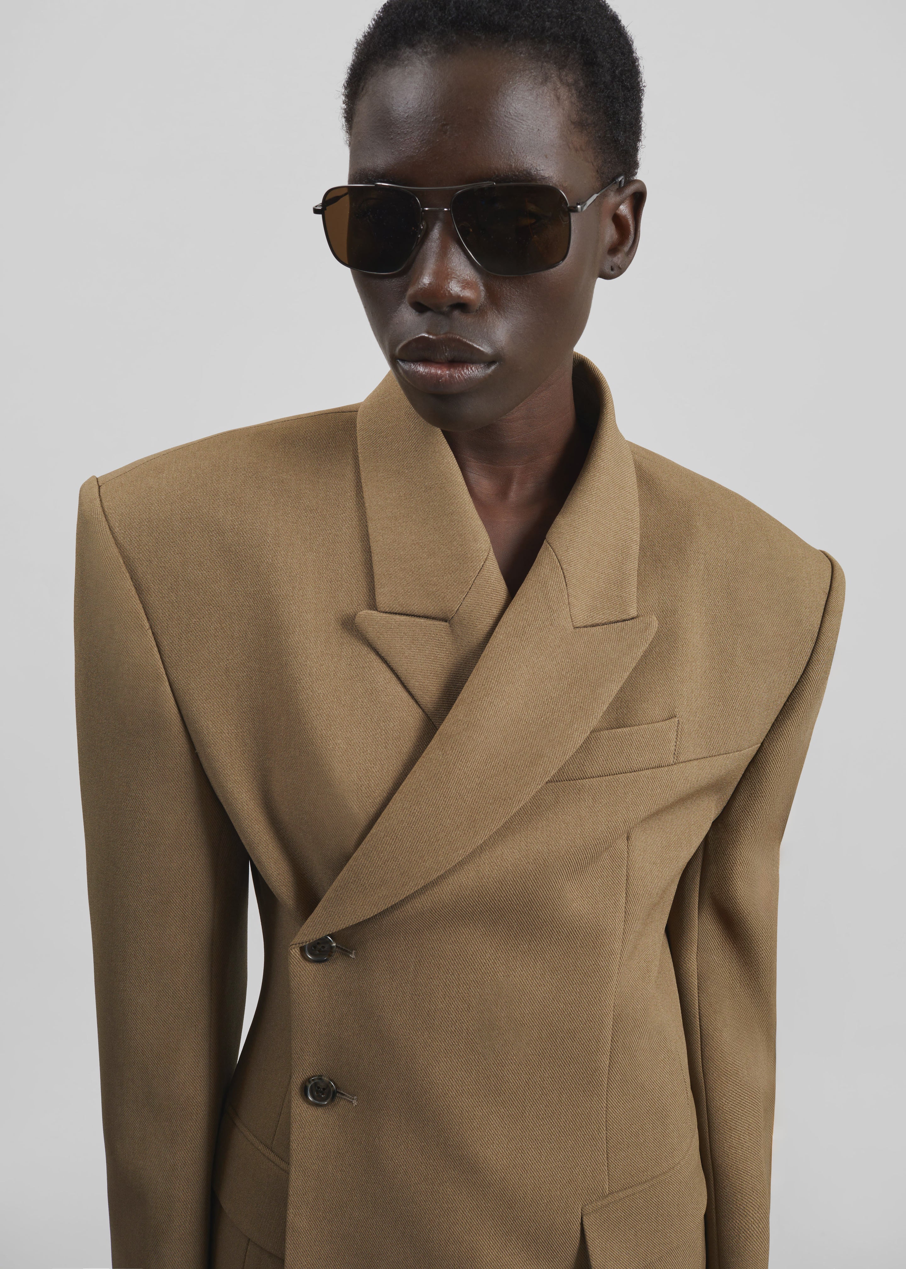 Blerick Crossover Blazer - Camel