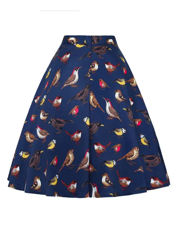 Pleated A-Line Mini Skirt