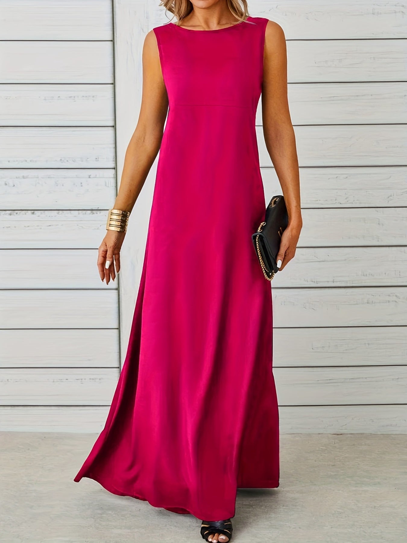 Sleeveless Flowy Maxi Dress