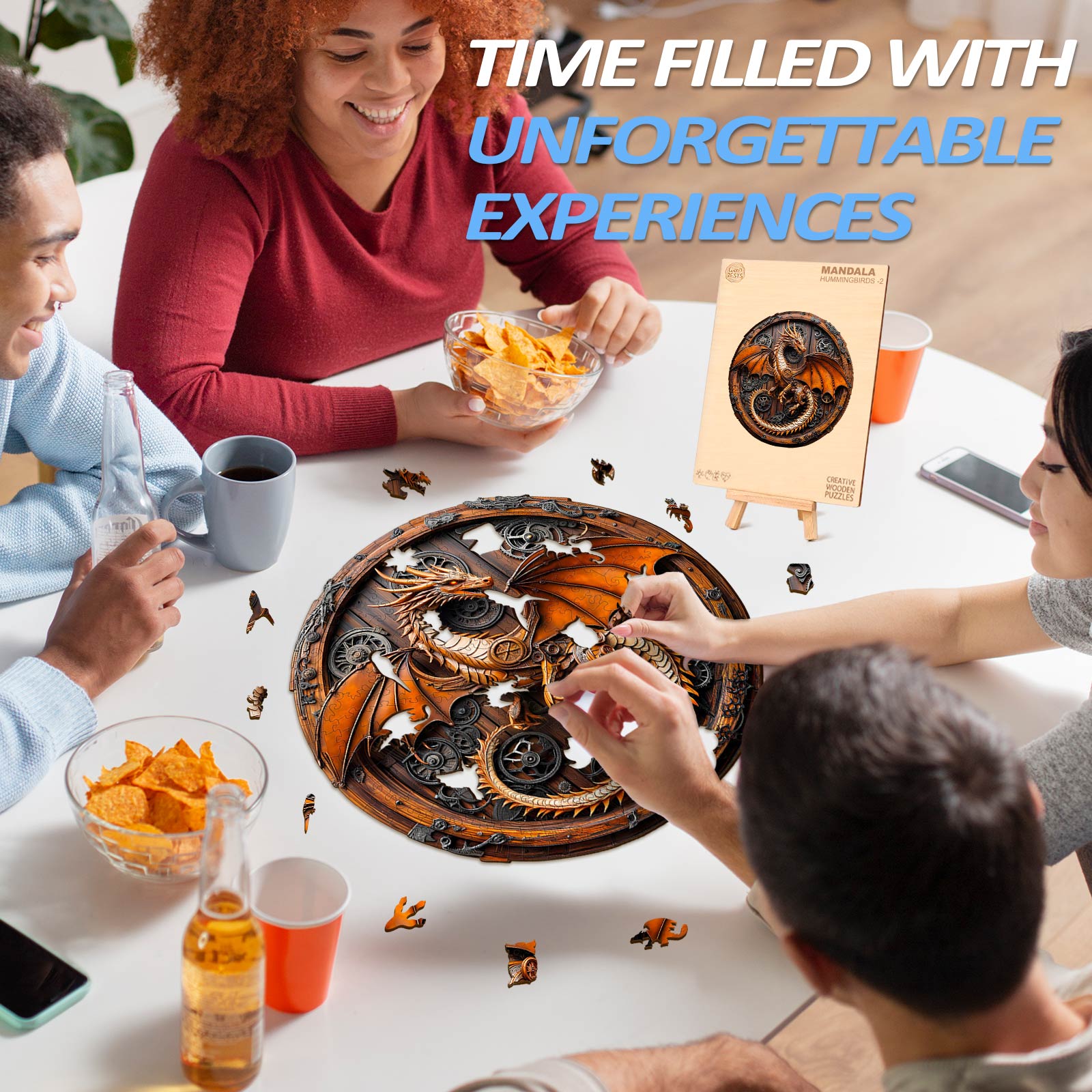 Mechanical Dragon-1 Wooden Jigsaw Puzzle