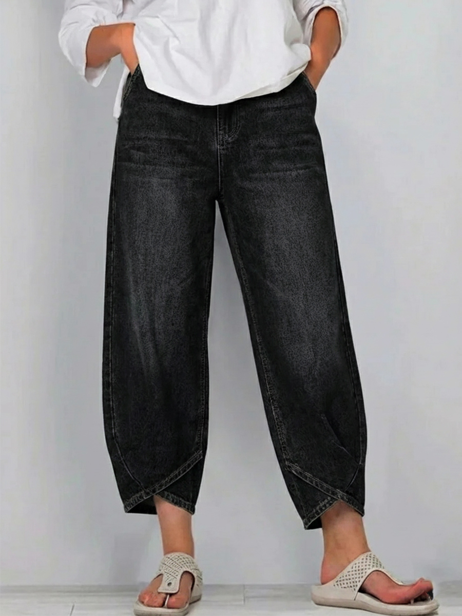 New Arrivals🔥 Women's Casual Simple Denim Cotton Pants