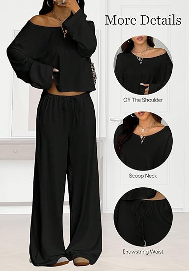 Women's Wide-Leg Lounge Set