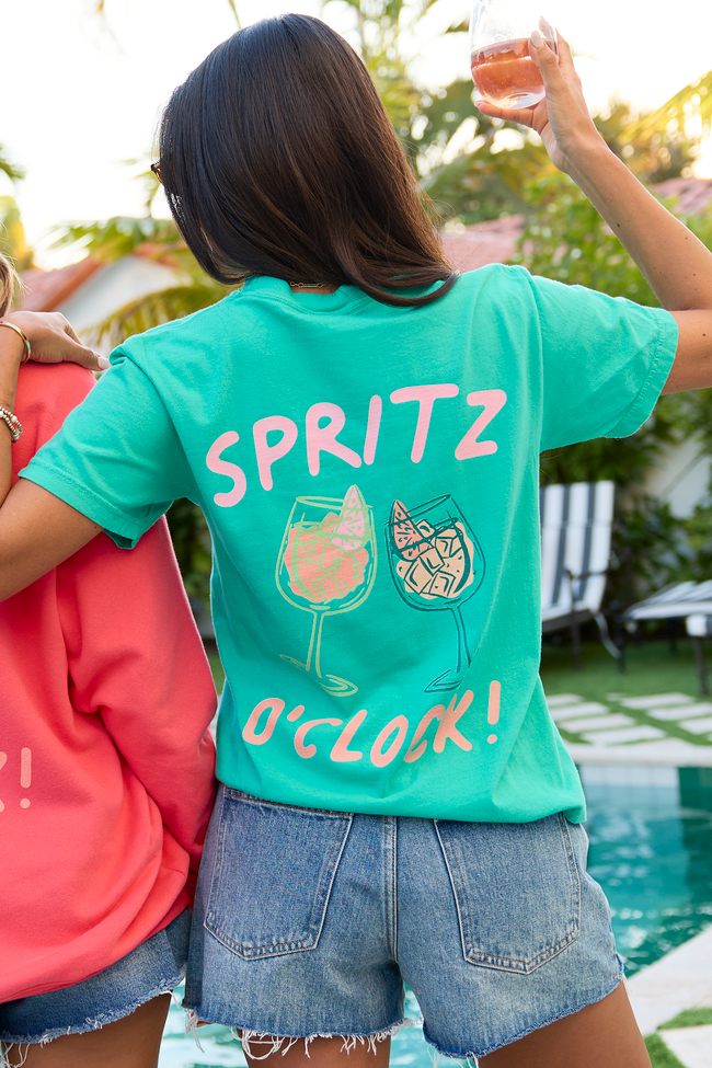 Cin Cin! Green Graphic Tee