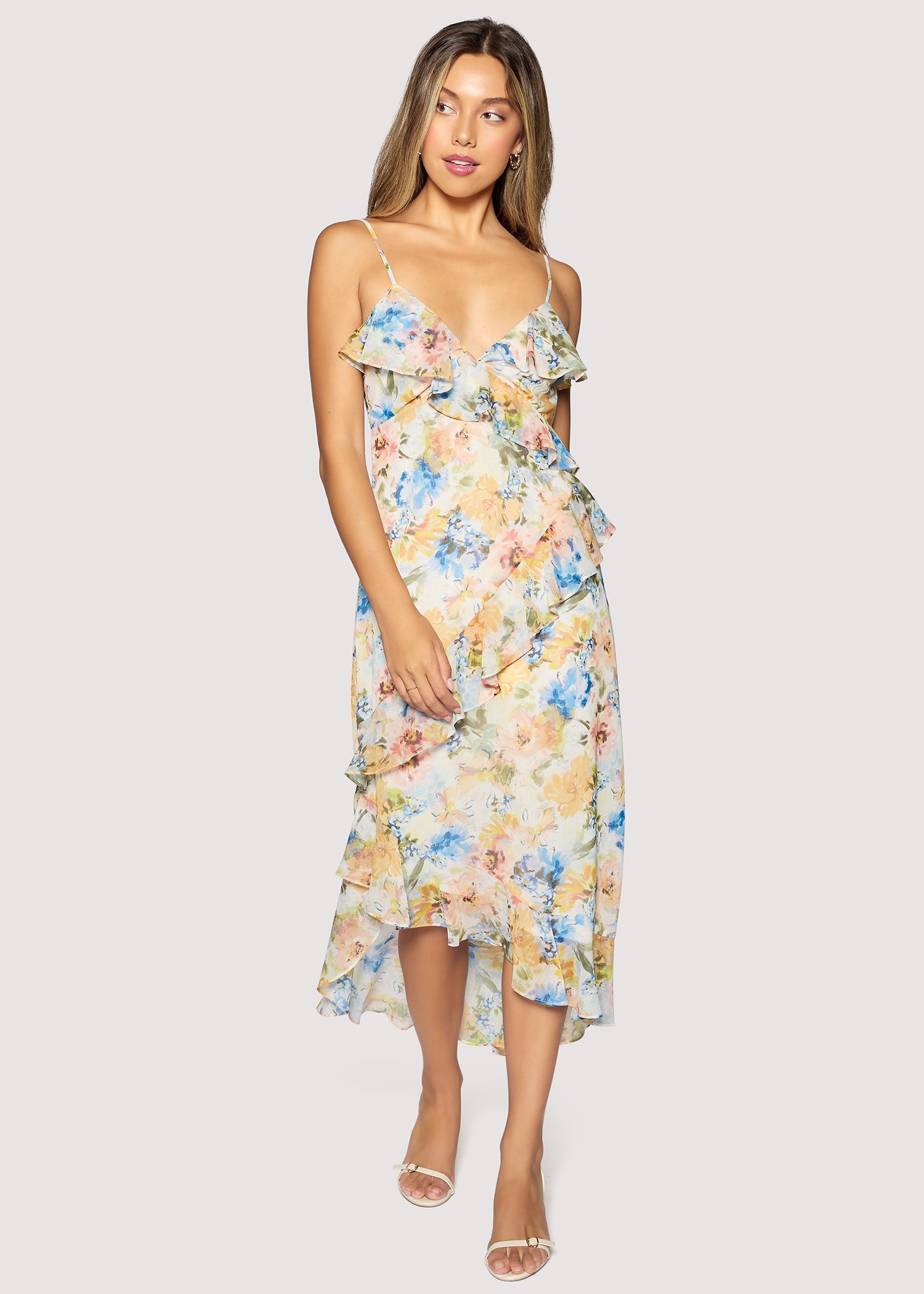 Garden Afterglow Maxi Dress in Multi Floral