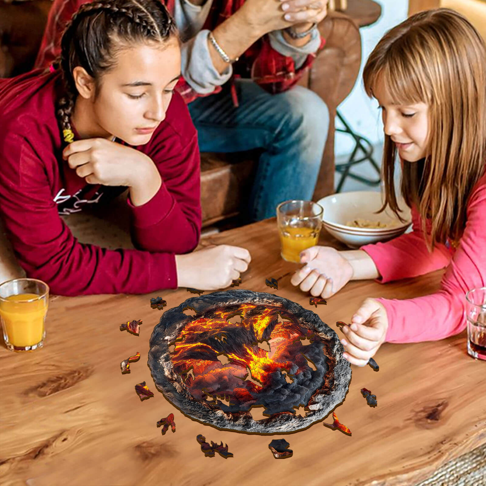 3D Volcanic Eruption Wooden Jigsaw Puzzle