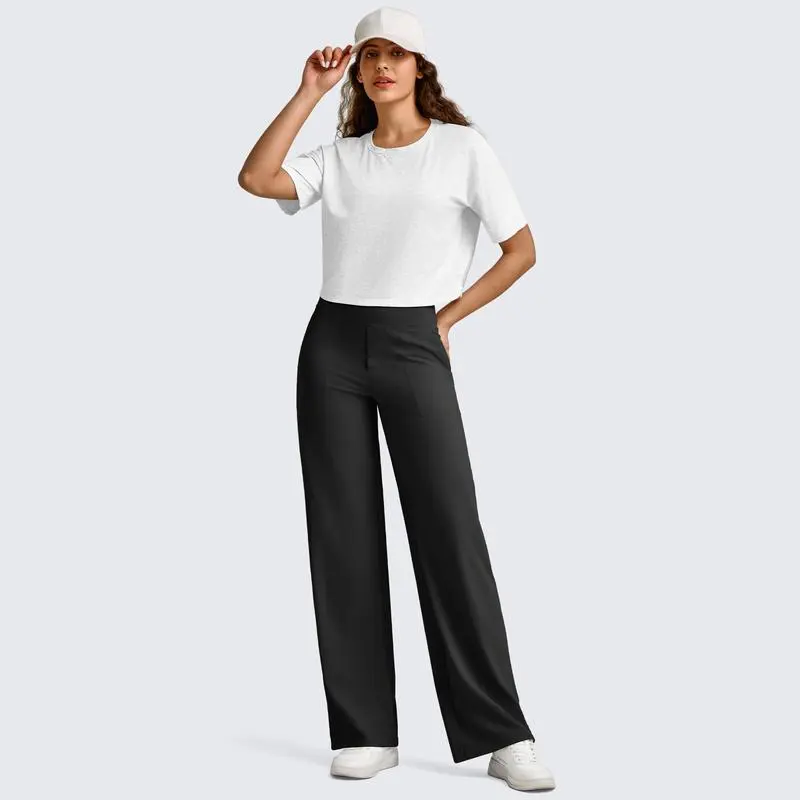 Women Wide Leg Pants with Pockets Comfortable Athletic Sweatpants