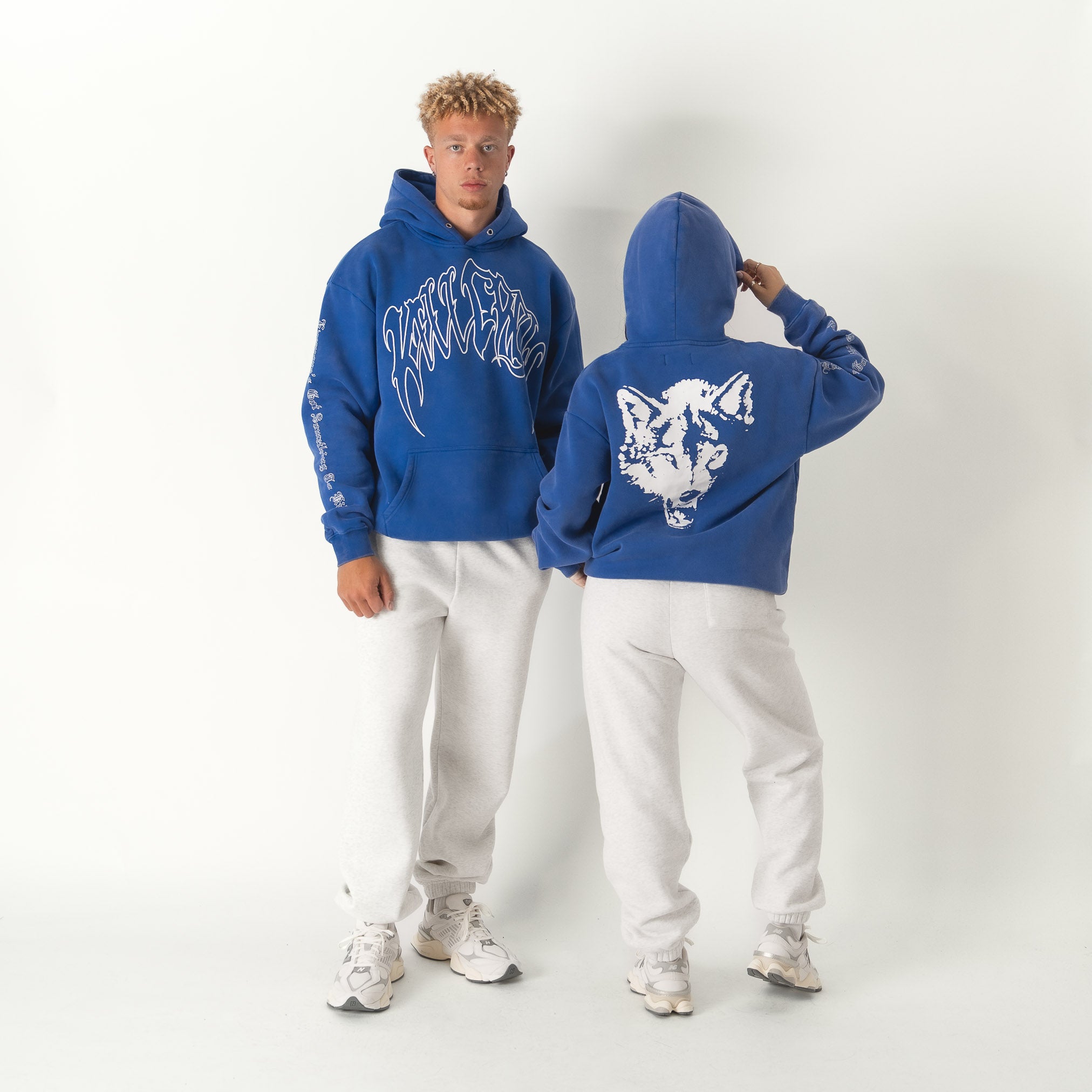 KILL CREW OVERSIZED LUX HOODIE - BLUE
