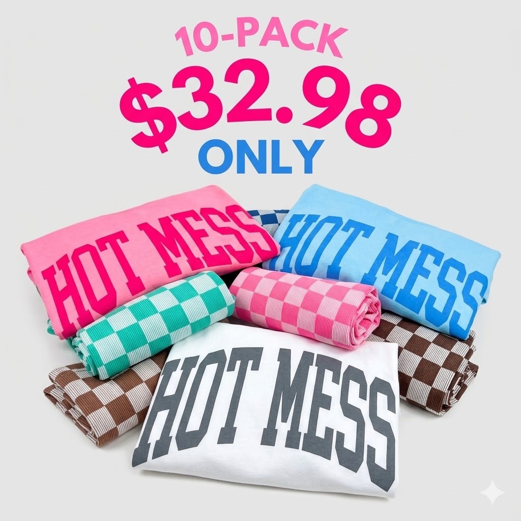 Varsity Hot Mess Graphic Tee C.O.C