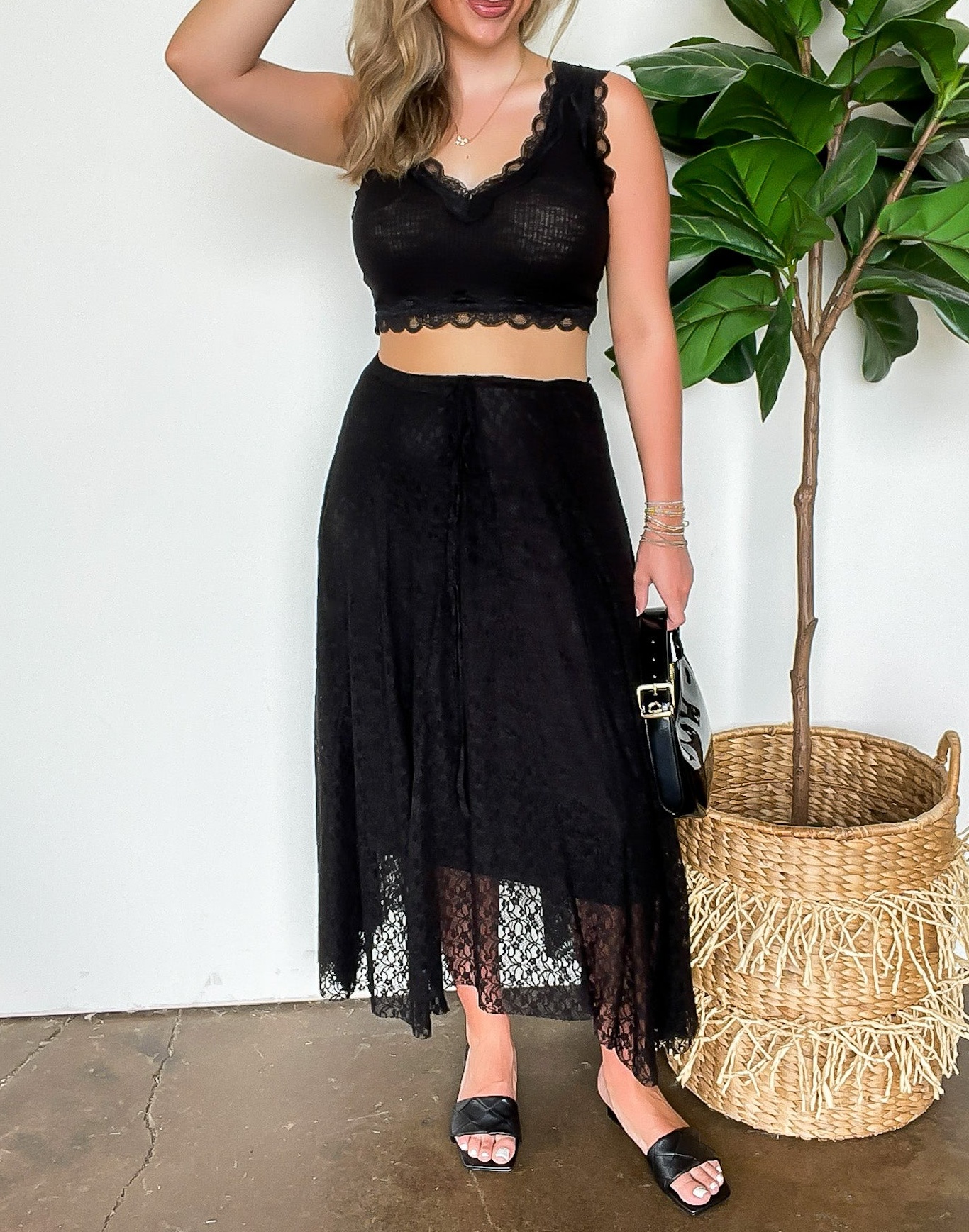 Lace Maxi Skirt