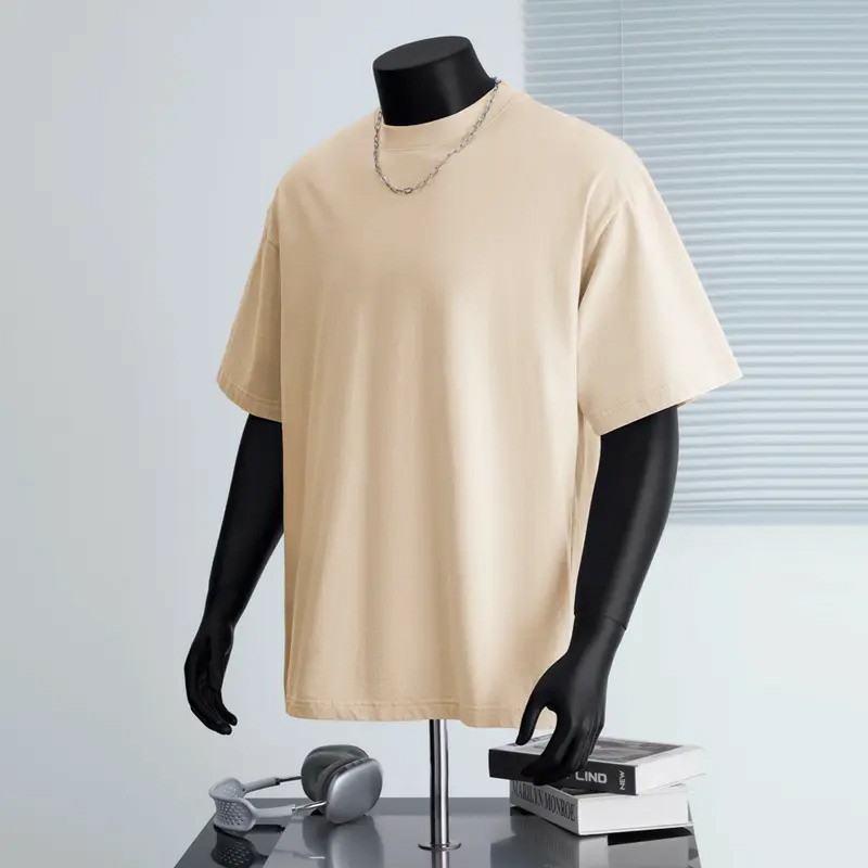 Vintage Oversized Cotton T-Shirt – Unisex Streetwear Loose Fit Tee