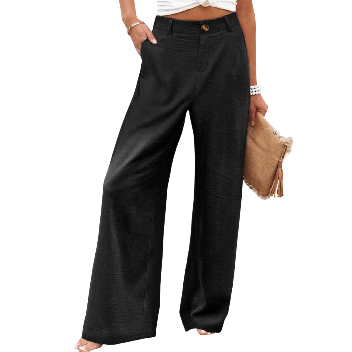 Women's Cotton Linen Pants | Summer 2026 Trendy High Waisted Wide Leg（TikTok Exclusive Offer）
