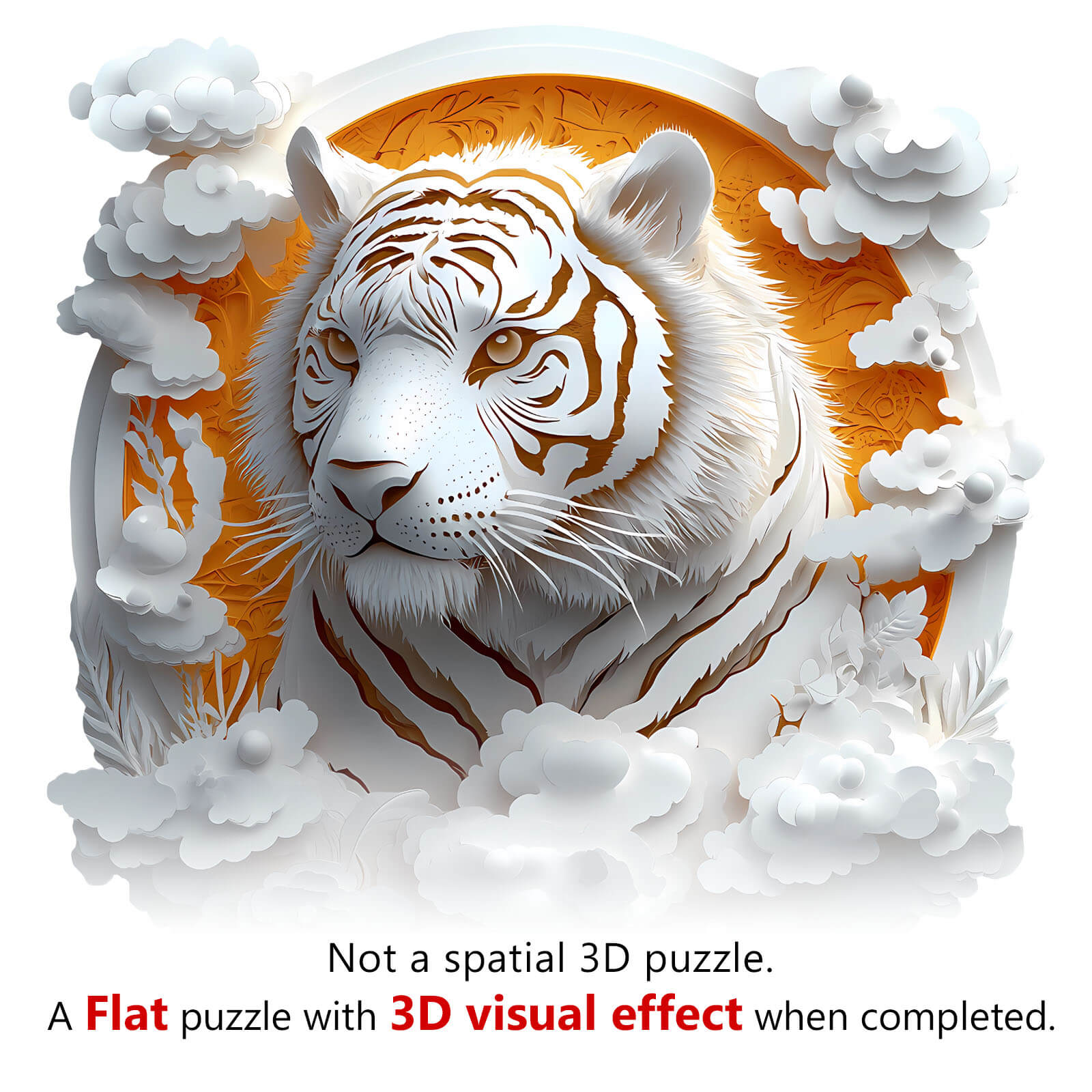 Paper Tiger Wooden Jigsaw Puzzle