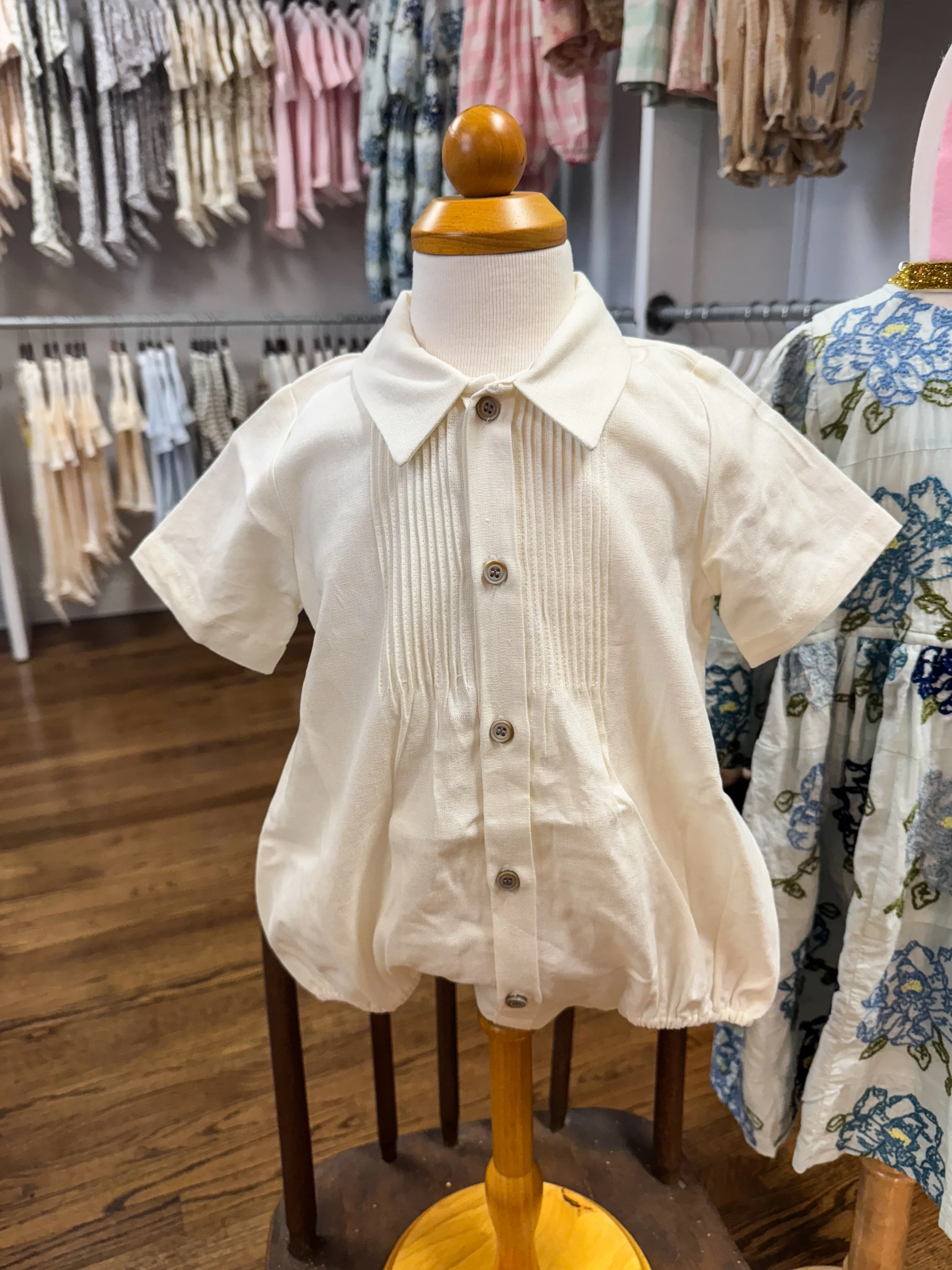 HENRY ROMPER | IVORY