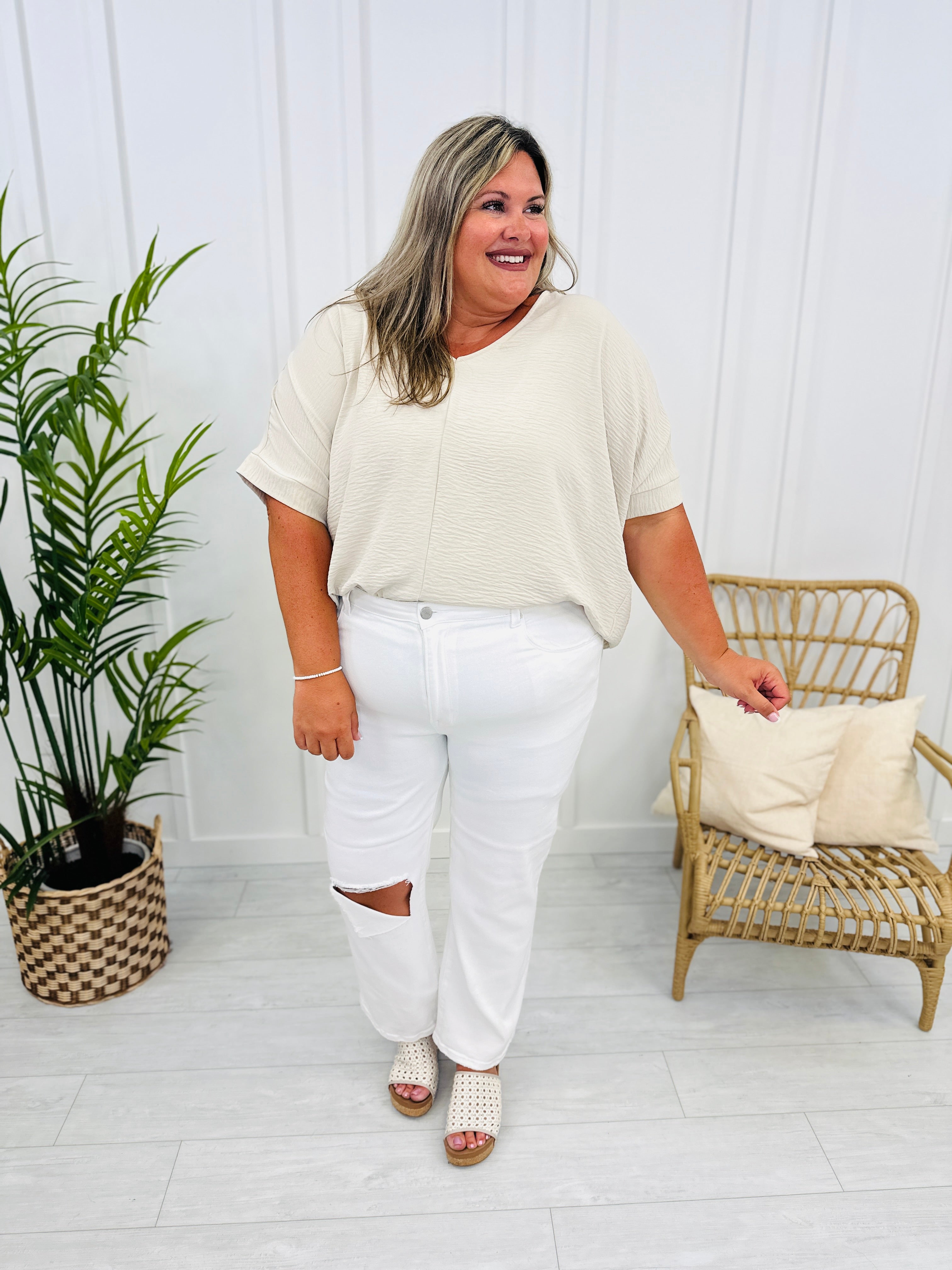 Risen REG/CURVY Come Clean Relaxed Straight Fit Jeans