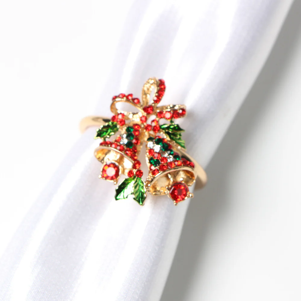Christmas Linens: Holiday Tableware-Napkin Ring Designs