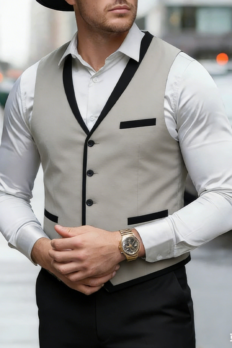 Men's Light Khaki Vest