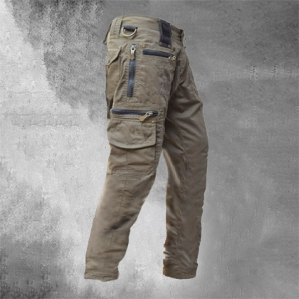 Men'S Pocket Patchwork Overalls