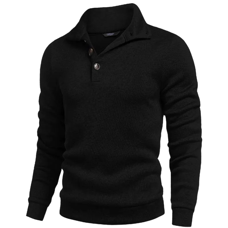 Men's Fitted Long Sleeve Turtleneck Pullover Sweater
