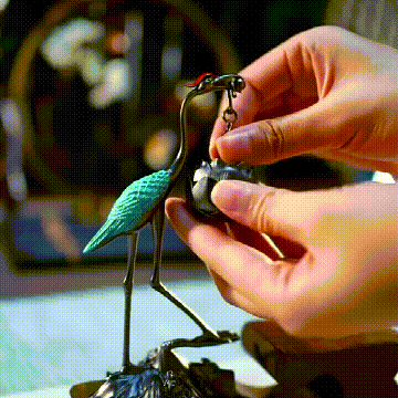 Lotus Crane Ornaments & Aromatherapy Diffuser