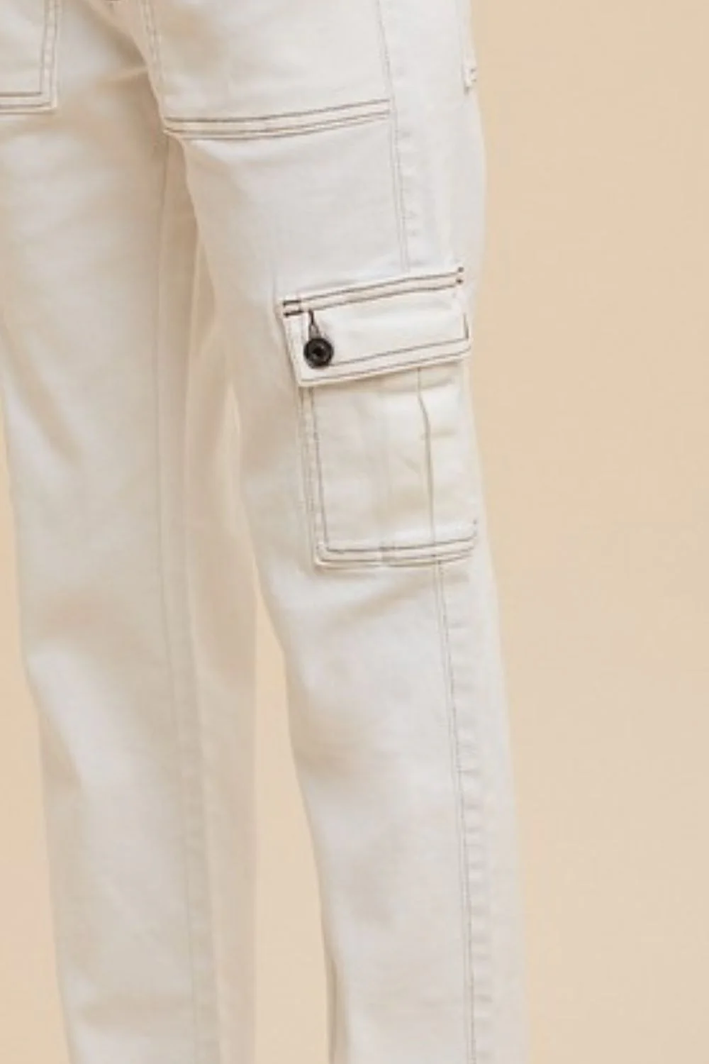 Wear Straight Leg Jeans with Cargo Pockets