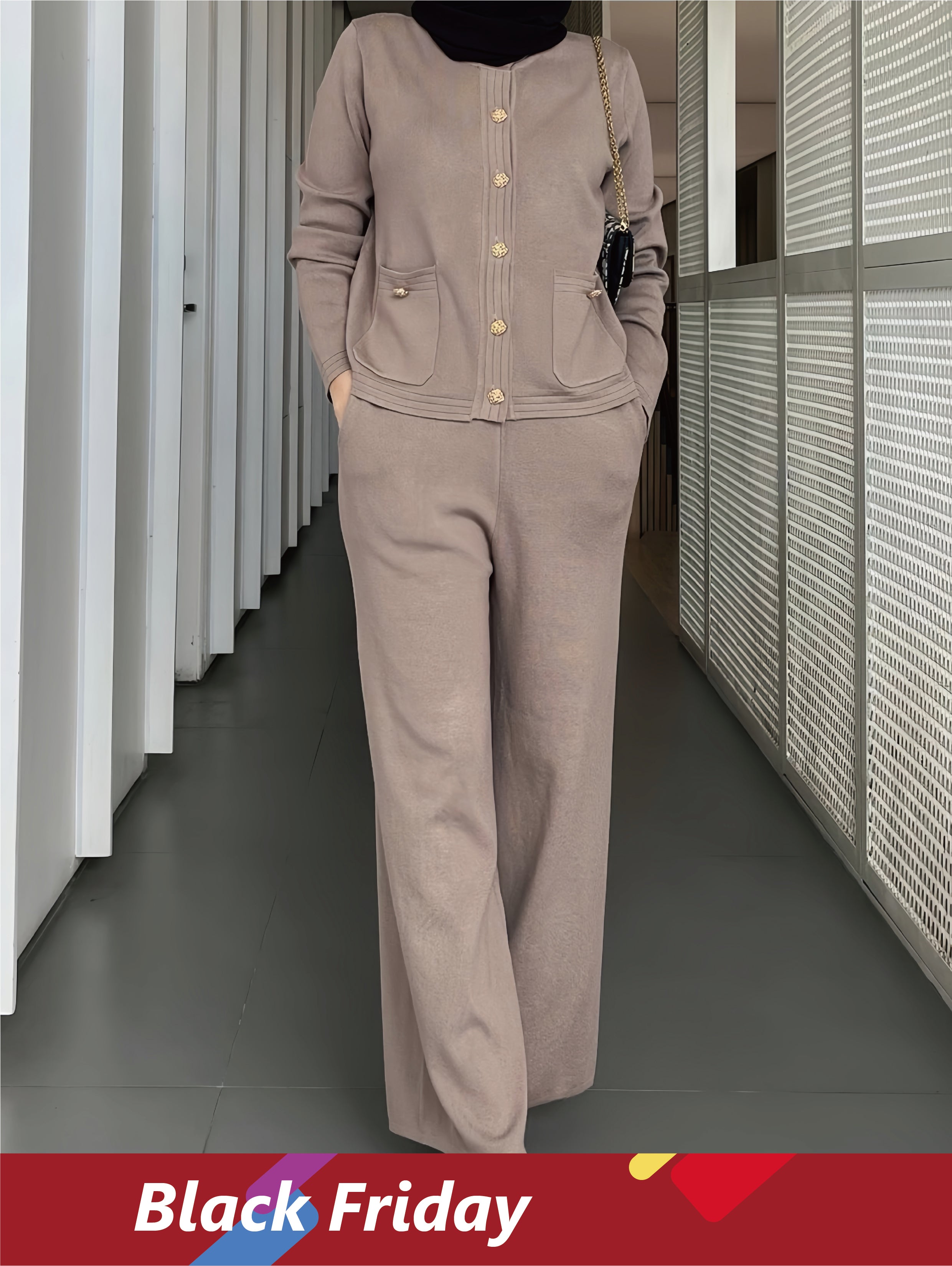 Chic Knit Co-ord Set – Elegance & Effortless Sophistication