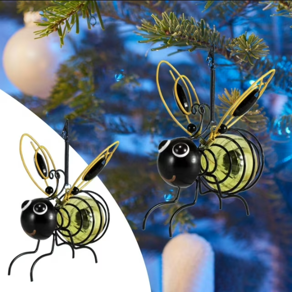 Solar Bee Light Outdoor Hanging Insect Simulation Light