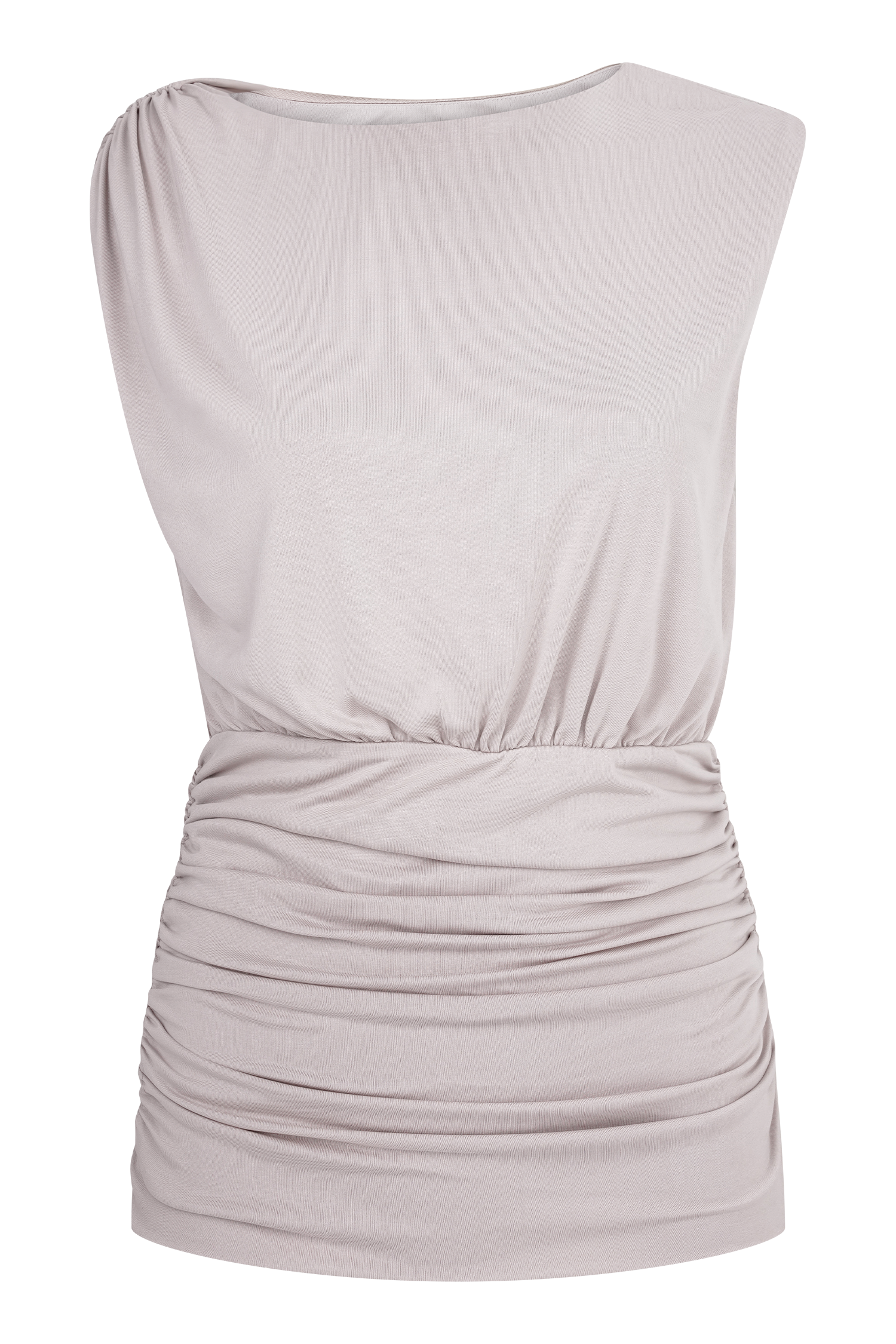 Taupe Short Sleeve Top