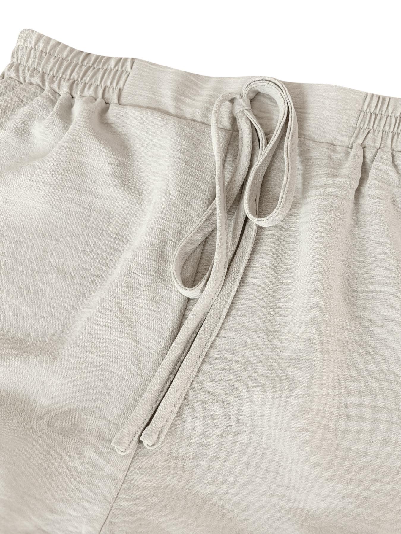 Women’s Casual Two-Piece Set – Fitted Top & Wide Leg Pants