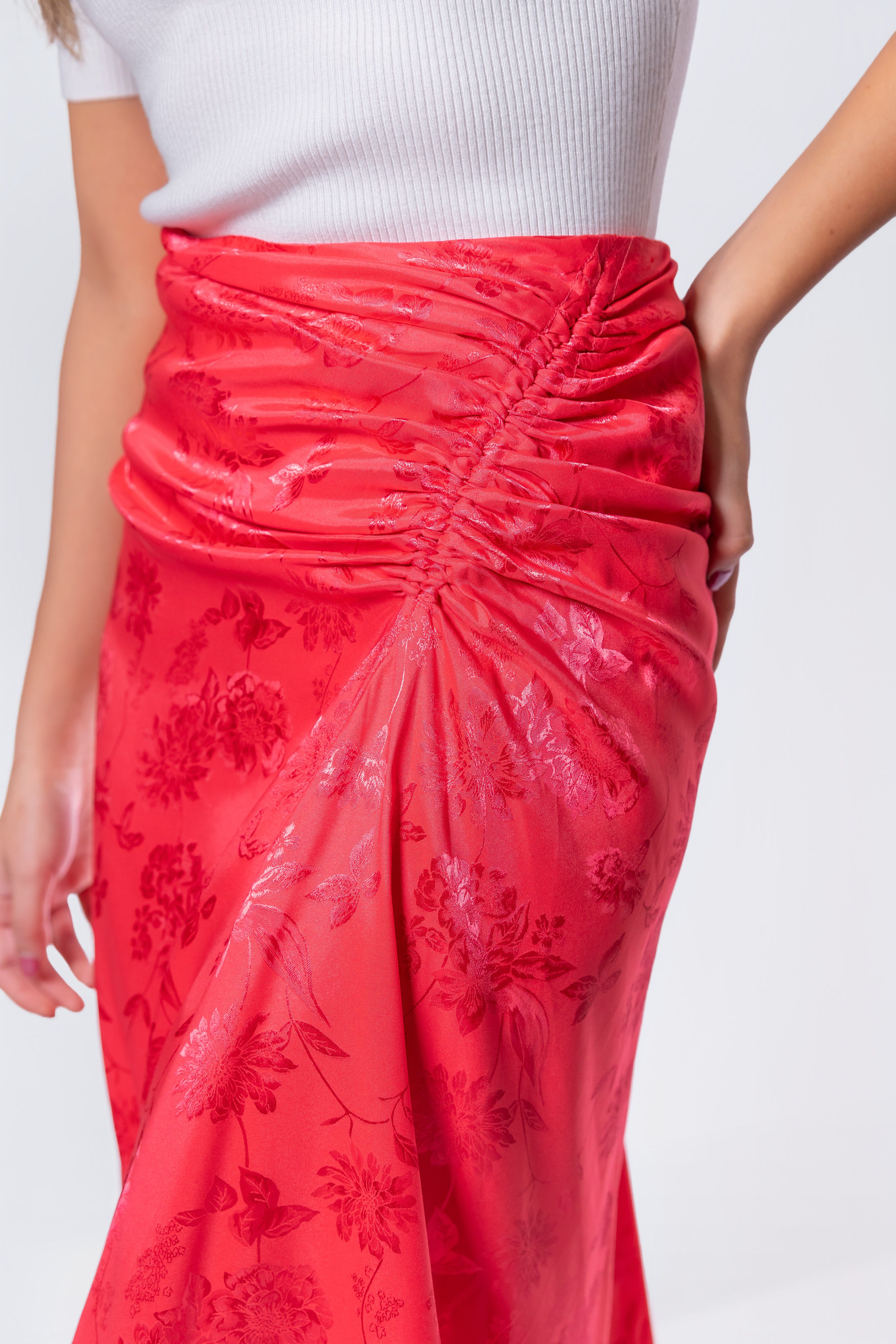 Amaris Skirt (Coral Pink)