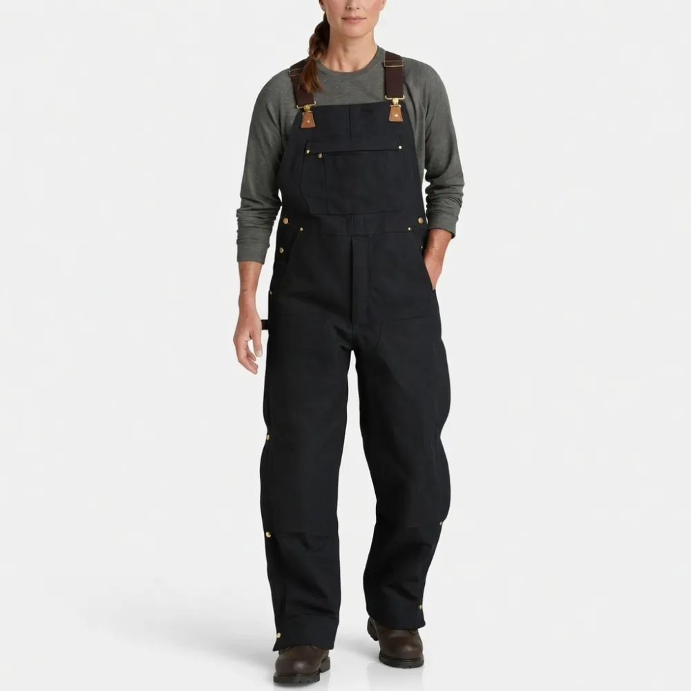 💥Last Day💥Promotion ! Women Denim Bib Overalls, Workwear with Adjustable Straps and Convenient Tool Pockets