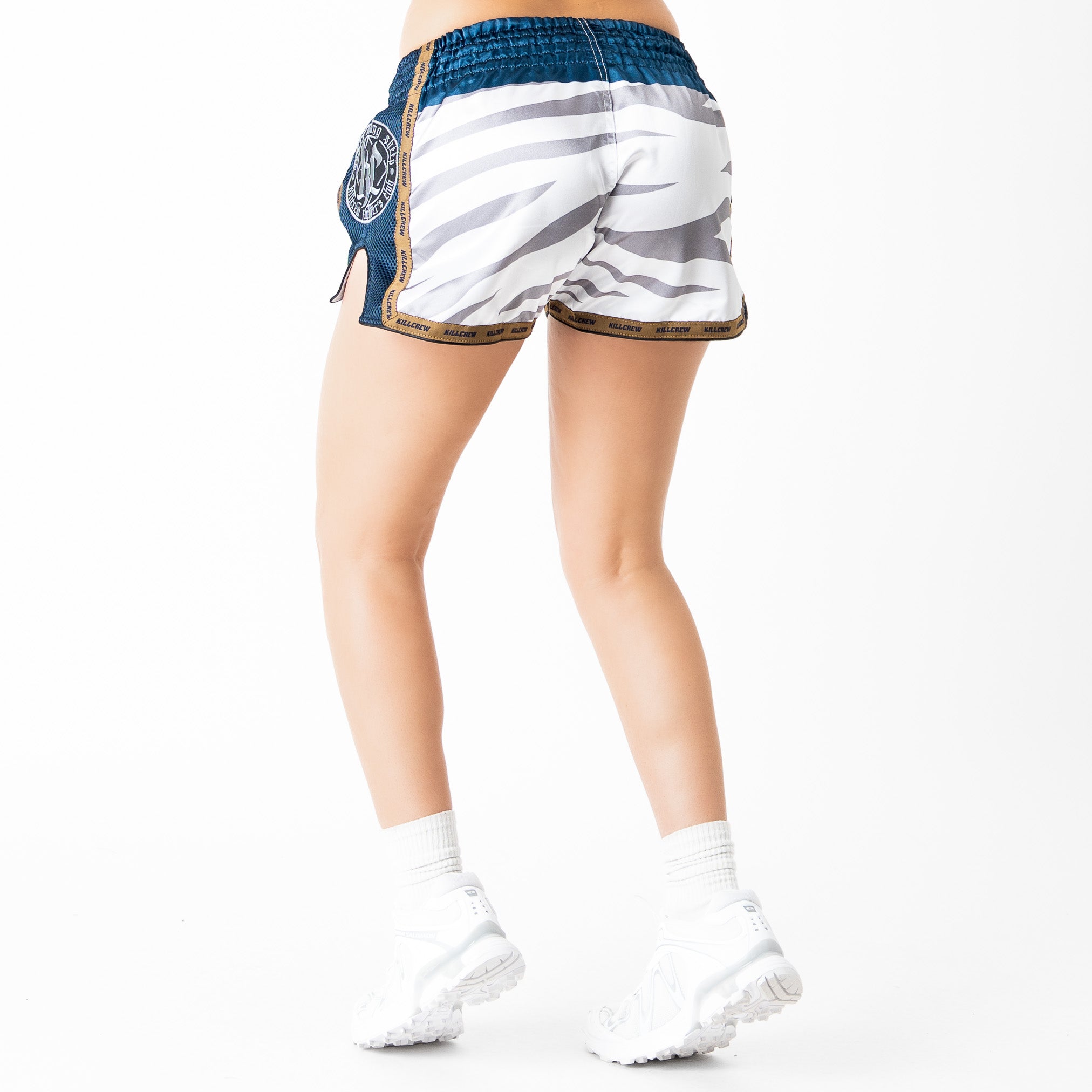 MUAY THAI FIGHT SHORTS - TIGER ALBINO