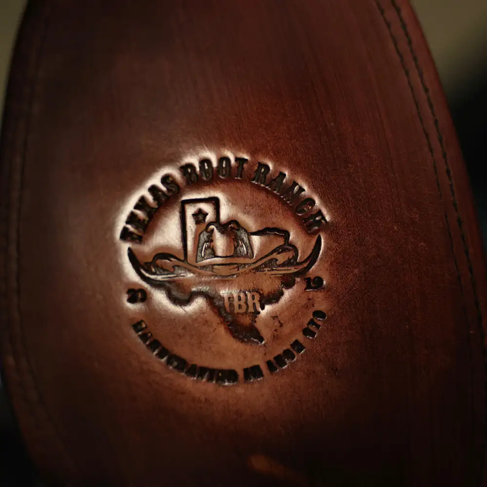 Chocolate Brown Python Leather Boots - Square Toe