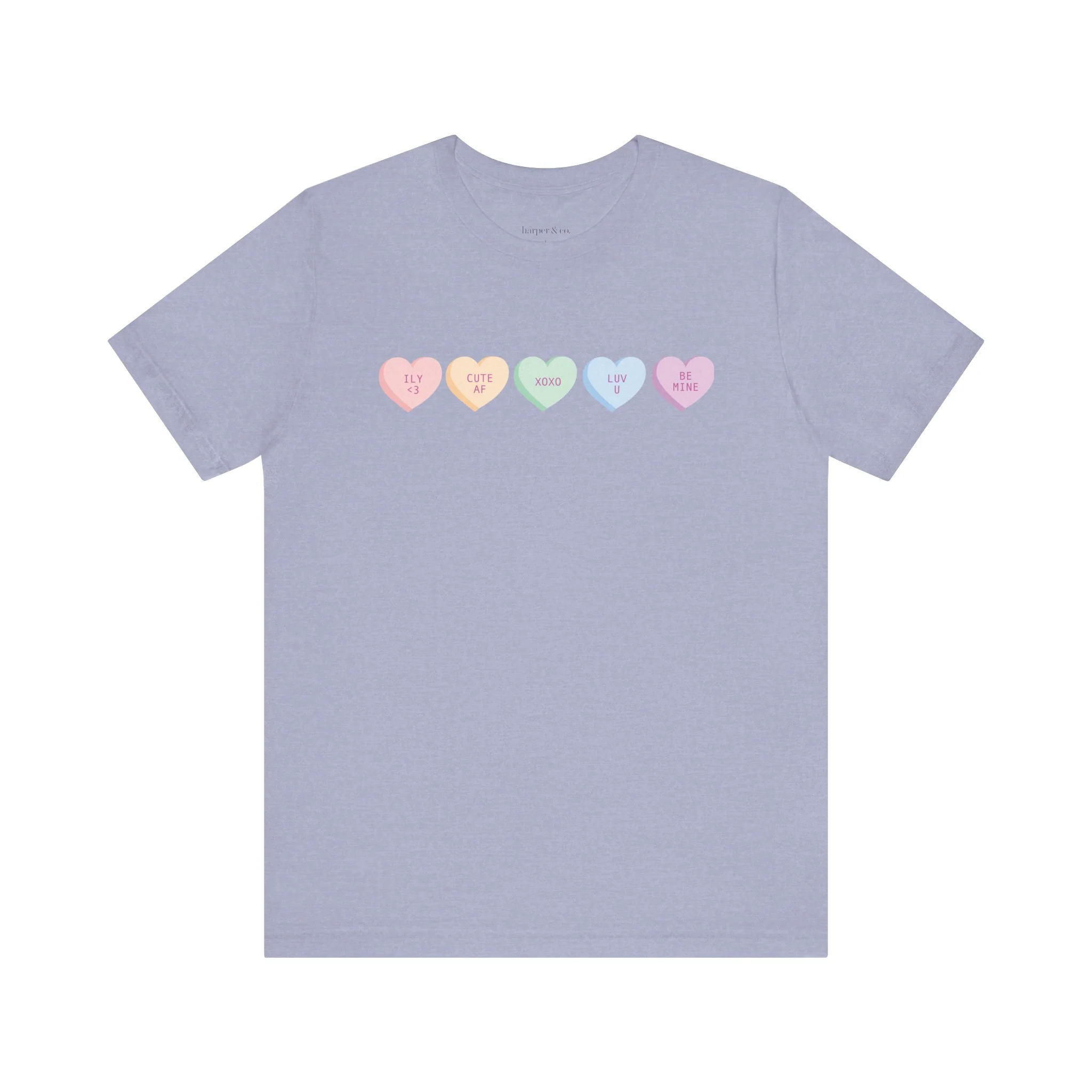 Convo Hearts Unisex Jersey Short Sleeve Tee