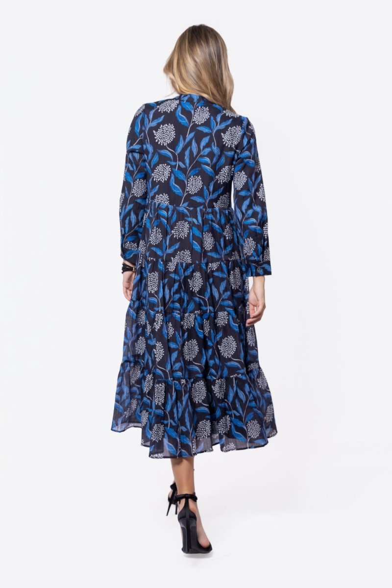 Maren Dress (Black Pattern)