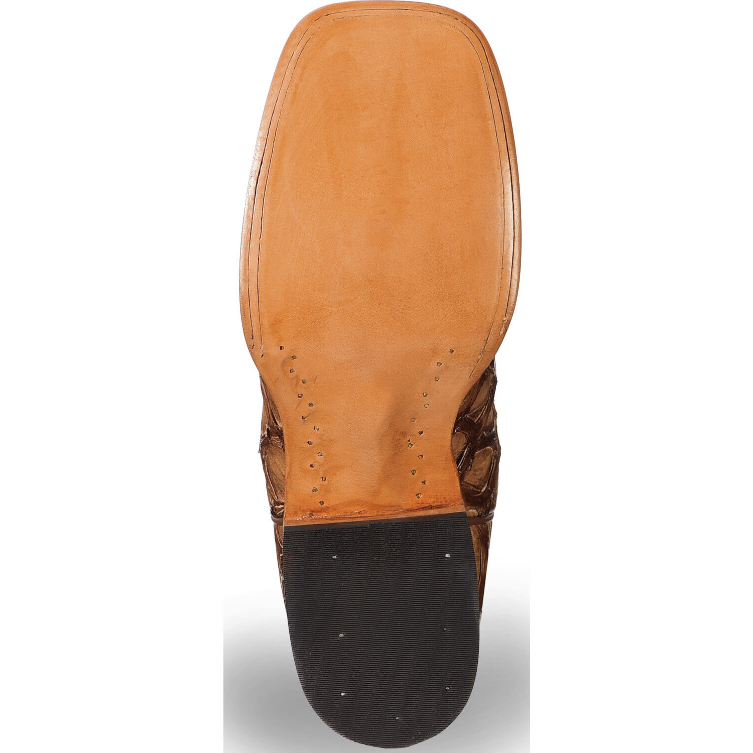 Men's Pirarucu Exotic Boots - Broad Square Toe