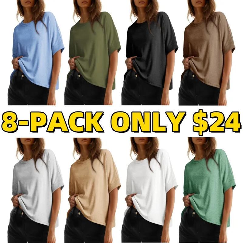 Women's Tops Oversized Basic Tee