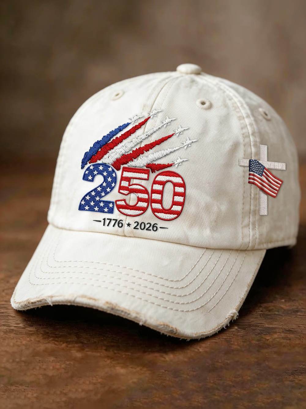 Unisex 250Th Anniversary Founding Celebration Printed Baseball Hat For Independence Day In The United States