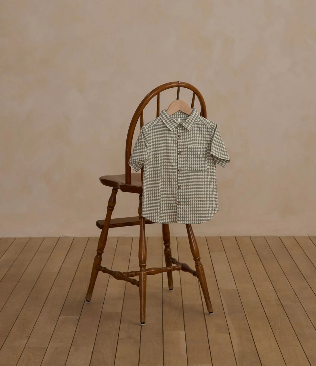 Collared Short Sleeve Shirt || Laurel Diamond