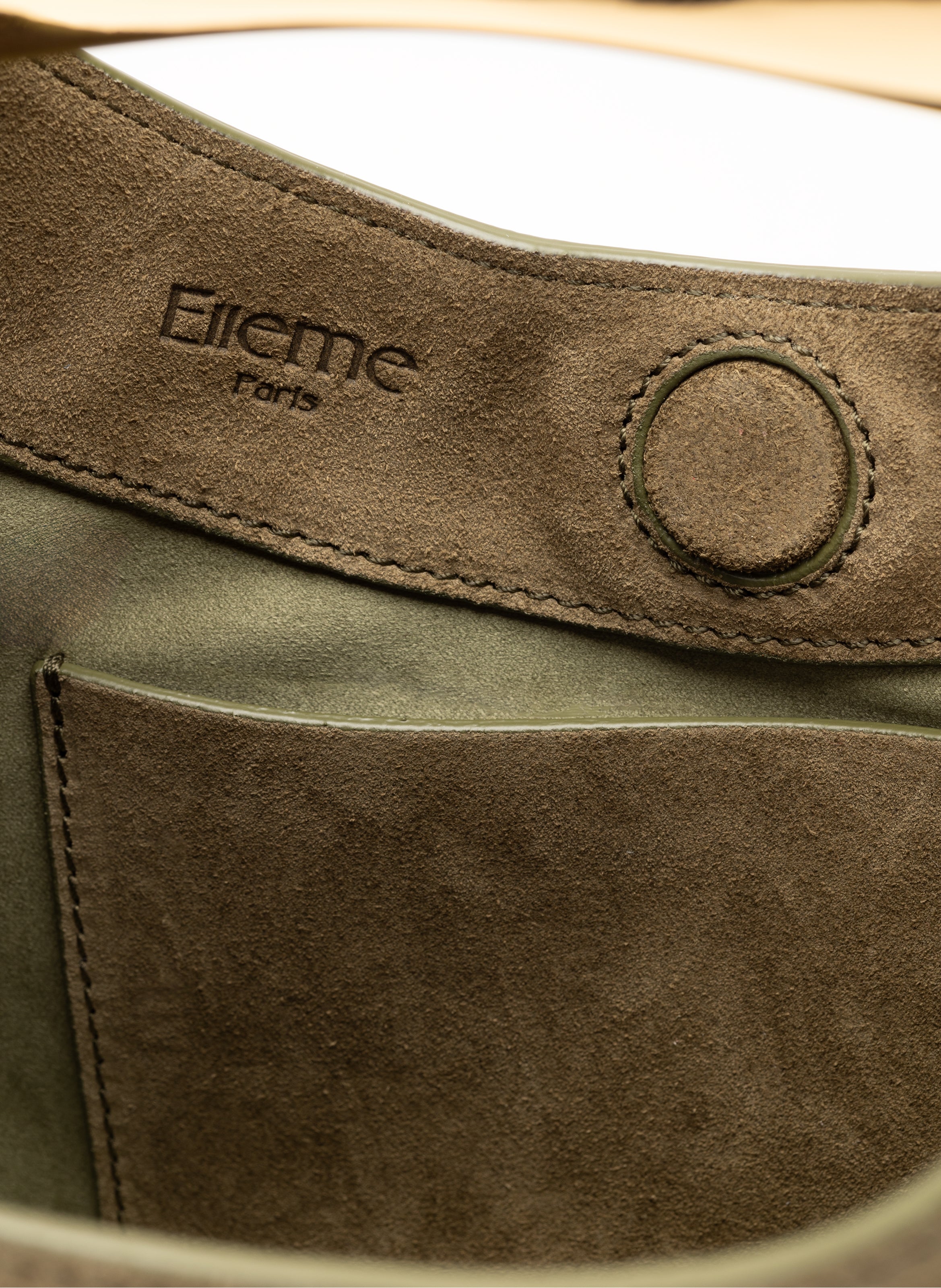 Small Boomerang Suede Truffle Clearance Sale 85%OFF