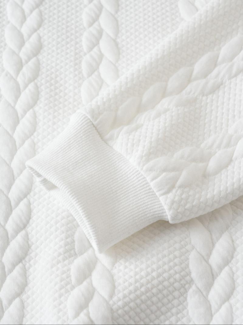 Men’s Knit Polo Neck Long Sleeve Sweatshirt – Fall & Winter Essential