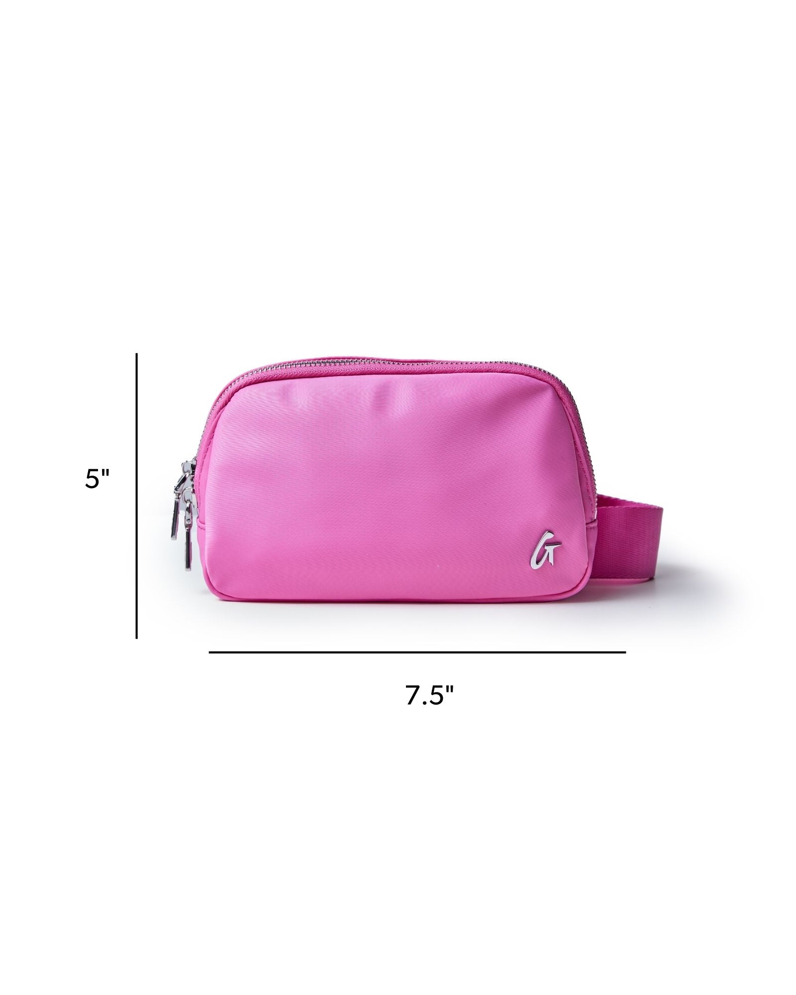 NYLON FANNY PACK - HOT PINK