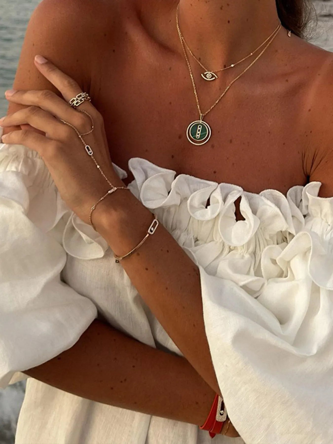 Side Slit Off-Shoulder Dress