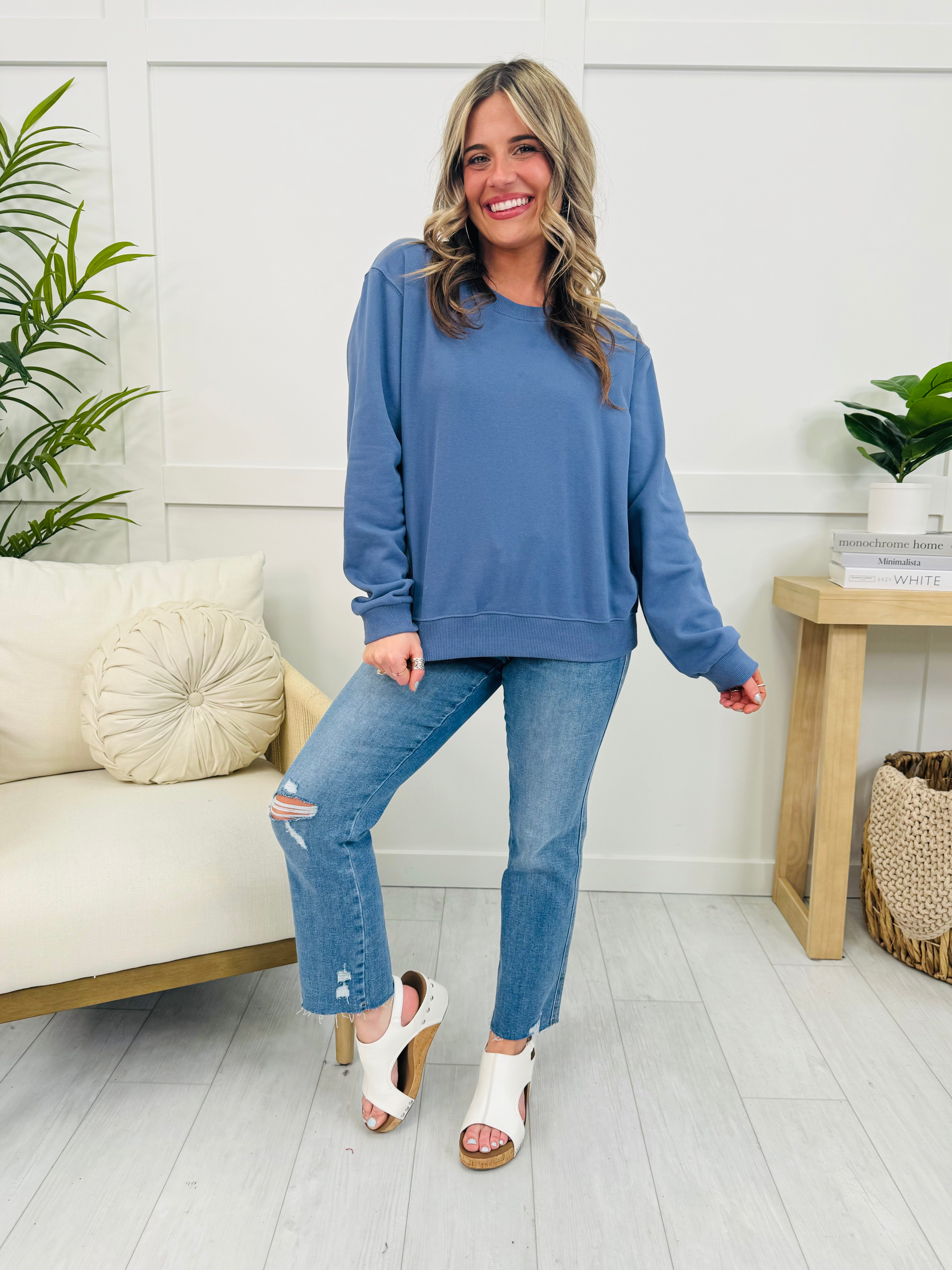 REG/CURVY MOCO Exclusive Basic Babe Pullover- Multiple Colors!